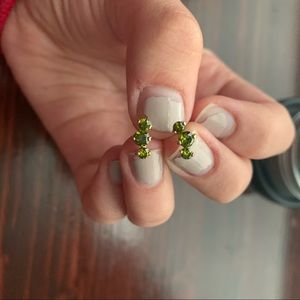 Green Henri Bender Earrings